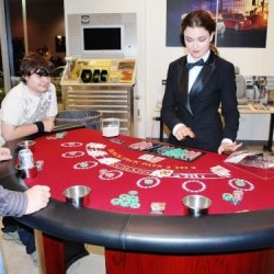 VIP Blackjack Table and Dealer