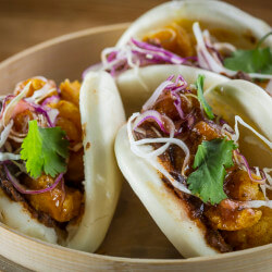 Fried Curry Shrimp Bao