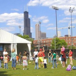 company picnic skyline views chicago