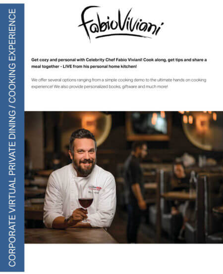 celebrity chef fabio viviani virtual events and classes